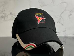 【未使用品】224KA★Ferrari フェラーリ キャップ 帽子 CAP ファンにも嬉しい上品で高級感のあるデザインのコットン素材♪《FREEサイズ》