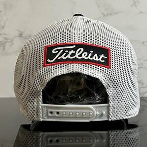 【未使用品】64C★Titleist タイトリスト ゴルフ メッシュ キャップ 帽子 高級感のあるデザインにシリーズロゴとFJロゴ♪《FREEサイズ》の画像7