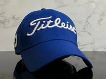 【未使用品】63F 希少★Titleist タイトリスト ゴルフ キャップ 帽子 CAP 希少でお洒落なブルーにシリーズロゴとFJロゴ♪《FREEサイズ》_画像1