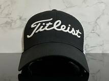 【未使用品】64C★Titleist タイトリスト ゴルフ メッシュ キャップ 帽子 高級感のあるデザインにシリーズロゴとFJロゴ♪《FREEサイズ》_画像2