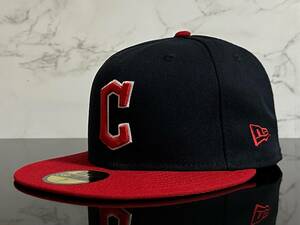 [ unused goods ]31E*NEW ERA 59FIFTY×MLB Cleveland ga-ti apricot Cleveland Guardians cap hat CAP{SIZE 8*63.5.}