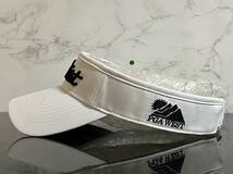 【未使用品】369K★Titleist タイトリスト ゴルフ サンバイザー キャップ 帽子 上品で高級感のあるホワイトにシリーズロゴ《FREEサイズ》_画像3