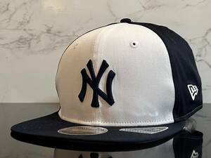 【未使用品】64E★NEW ERA ニューエラ 9FIFTY×MLB ニューヨーク・ヤンキース New York Yankees コラボ フラットキャップ《FREEサイズ》