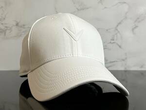 [ не использовался товар ]61F*Callaway Golf Callaway Golf колпак шляпа CAP сверху товар . ощущение роскоши. есть белый. полиэстер материалы!{FREE размер }