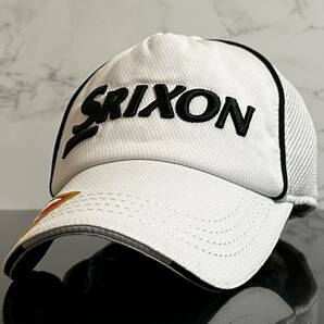 【未使用品】349KD 上品★SRIXON ZーSTAR スリクソン ゴルフ キャップ 上品で高級感のあるホワイトにシリーズロゴ♪《FREEサイズ》松山英樹の画像3