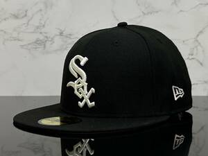 【未使用品】18C 訳あり★NEW ERAニューエラ 59FIFTY×MLB シカゴ ホワイトソックス Chicago White Sox コラボ 帽子《SIZE 7 1/8・56.8》