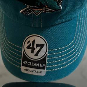 【未使用品】356KC★’47BRAND ’47ブランド×NHL サンノゼ・シャークス San Jose Sharks コラボ キャップ 帽子 限定1個！《FREEサイズ》の画像9