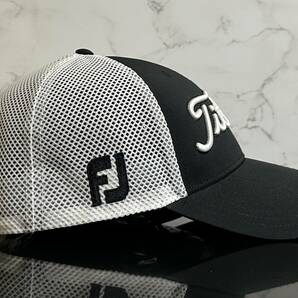 【未使用品】64C★Titleist タイトリスト ゴルフ メッシュ キャップ 帽子 高級感のあるデザインにシリーズロゴとFJロゴ♪《FREEサイズ》の画像4