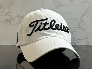 【未使用品】283KB★Titleist タイトリスト ゴルフ 帽子 高級感のあるホワイトのポリエステル素材にブラックロゴ《FREEサイズ》渋野日向子