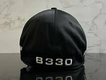 【未使用品】295KE★BRIDGESTONE GOLF ブリヂストン B330 ゴルフキャップ 帽子 CAP上品で高級感のあるブラック！《伸縮前58㎝～62㎝位迄》_画像6