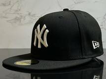 【未使用品】198KE★NEW ERA 59FIFTY×MLB ニューヨーク ヤンキース New York Yankees コラボ キャップ 帽子 CAP《SIZE 7 1/8・56.8㎝》_画像1