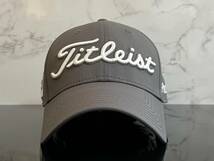 【未使用品】64F 上品★Titleist タイトリスト ゴルフ キャップ 帽子 CAP 上品で高級感のあるグレーにシリーズロゴとFJロゴ《FREEサイズ》_画像2