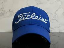 【未使用品】372KB 希少★Titleist タイトリスト ゴルフ キャップ 帽子 CAP 希少でお洒落なブルーにシリーズロゴとFJロゴ♪《FREEサイズ》_画像2