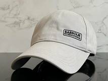 【未使用品】353KA 上品★BARBOUR バーブァー キャップ 帽子 CAP ファンにも嬉しい上品で高級感のあるグレーにブラックロゴ《FREEサイズ》_画像1