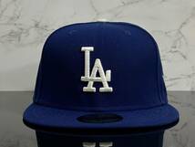【未使用品】180A★NEW ERA 59FIFTY×MLB ロサンゼルス ドジャース Los Angeles Dodgers コラボ キャップ 帽子 CAP《SIZE 7 3/8・58.7㎝》_画像2
