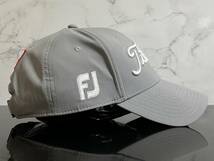 【未使用品】66C 上品★Titleist タイトリスト ゴルフ キャップ 帽子 CAP 上品で高級感のあるグレーにシリーズロゴとFJロゴ《FREEサイズ》_画像5