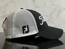 【未使用品】64C★Titleist タイトリスト ゴルフ メッシュ キャップ 帽子 高級感のあるデザインにシリーズロゴとFJロゴ♪《FREEサイズ》_画像4