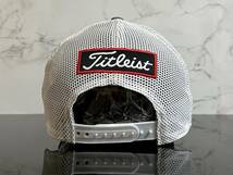 【未使用品】65C★Titleist タイトリスト ゴルフ メッシュ キャップ 帽子 高級感のあるデザインにシリーズロゴとFJロゴ♪《FREEサイズ》_画像7