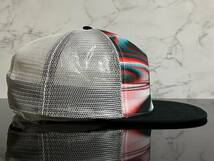 【未使用品】570D★Hurley ハーレー フラット メッシュキャップ 帽子 クールなデザインのウレタン素材のフロントパネル！《FREEサイズ》_画像4