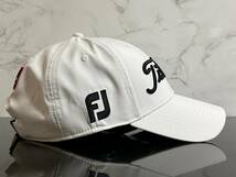 【未使用品】74D★Titleist タイトリスト ゴルフ キャップ 帽子 CAP 上品で高級感のあるホワイトにシリーズロゴとFJロゴ♪《FREEサイズ》_画像4