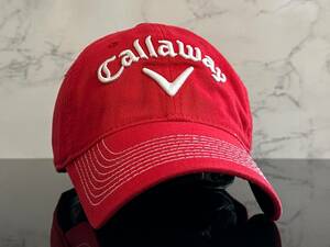 【未使用品】33A 希少★Callaway Golf キャロウェイ ゴルフ キャップ 帽子CAP 希少でお洒落なレッドにRAZRのシリーズロゴ♪《FREEサイズ》