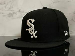 【未使用品】18C 訳あり★NEW ERAニューエラ 59FIFTY×MLB シカゴ ホワイトソックス Chicago White Sox コラボ 帽子《SIZE 6 7/8・54.9》