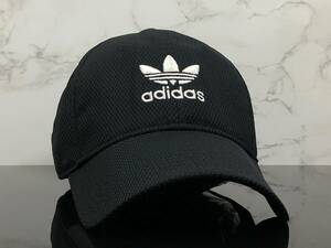 【未使用品】73VE クール★adidas アディダス キャップ 帽子 CAP 限定１個！クールなブラックに人気のトレフォイルロゴ♪《FREEサイズ》