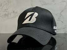 【未使用品】295KE★BRIDGESTONE GOLF ブリヂストン B330 ゴルフキャップ 帽子 CAP上品で高級感のあるブラック！《伸縮前58㎝～62㎝位迄》_画像2