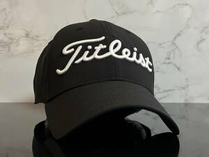 【未使用品】361KE 上品★Titleist タイトリスト ゴルフ キャップ 帽子 CAP 上品で高級感のあるブラックにホワイトロゴ♪《FREEサイズ》