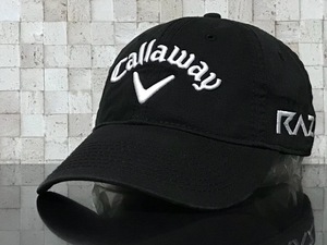 【未使用品】244P 訳あり★Callaway Golf キャロウェイ ゴルフ キャップ 帽子 上品で高級感のあるブラックにシリーズロゴ《FREEサイズ》