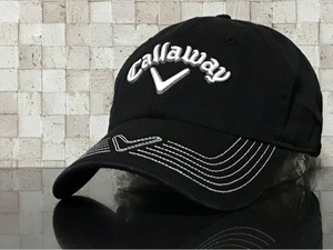 [ не использовался товар ]72D прохладный *Callaway Golf Callaway Golf колпак шляпа CAP прохладный . черный. хлопок материалы!{FREE размер }