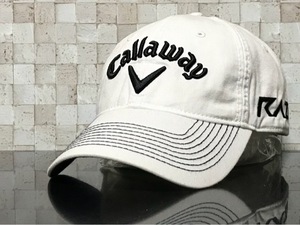 [ не использовался товар ]53F есть перевод *Callaway Golf Callaway Golf колпак прохладный . белый. хлопок материалы . серии Logo!{FREE размер }