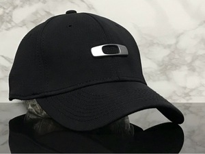 [ unused goods ]52E*OAKLEY Oacley cap hat on goods . feeling of luxury. exist black. flexible material . metal made Logo!{ flexible front 58.~61. rank till }