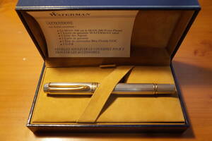 [ prompt decision free shipping ] water man Waterman Le man 100 sterling silver nibMnibEF extra case document ..