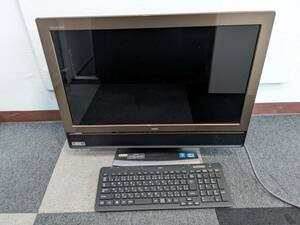 1 jpy ~*VALUESTAR YAMAHA NEC liquid crystal one body PC Corei5 PC-VW770DS6C one body PC ground /BS*NEC keyboard attaching present condition goods operation not yet verification 