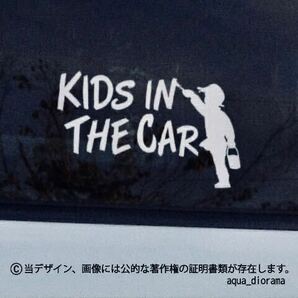 キッズインカー　ステッカー/KIDS IN CAR:ペインター男の子/WH karinベビー