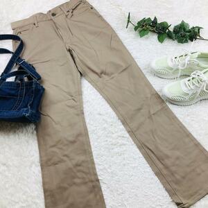  chinos waist 67cm strut beige lady's simple plain casual 