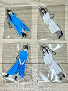  Hyuga city slope 46 acrylic fiber charm / key holder /. wistaria capital . Kato history . river rice field .. Tomita bell flower 4 piece set [ free shipping * anonymity delivery ]