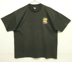 90s ヴィンテージ USA製 PERRY ELLIS ペリーエリス シングルステッチ 半袖 Tシャツ フェードブラック VINTAGE 90年代 アメリカ製