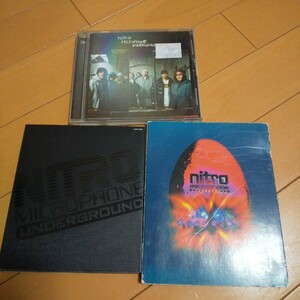 ニトロマイクロフォンアンダーグラウンド　CD　3枚　ヒップホップ　HIPHOP　NITRAID　ニトロ　MURO BAD HOP　