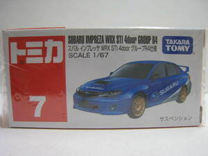 　７　スバル インプレッサ WRX STI 4doo グループR4仕様　即決　