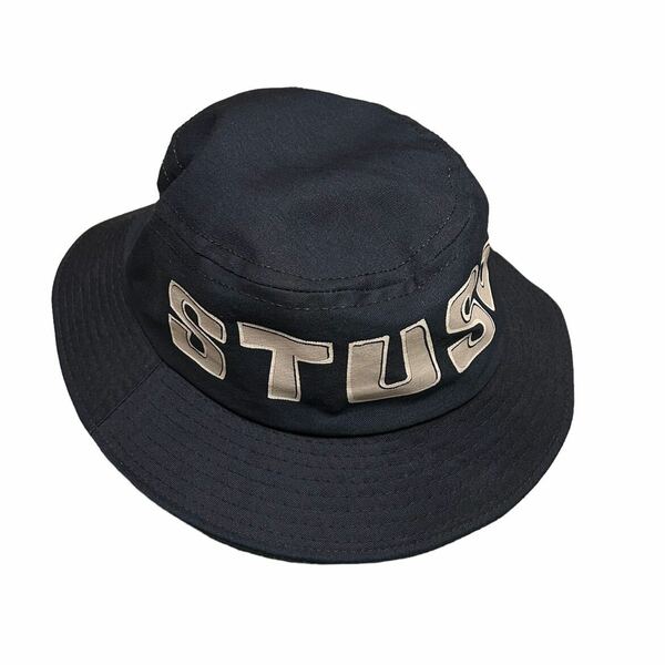 希少デッドストック 90s OLD STUSSY ステューシー バケットハット 帽子 USA製 アメカジ ヴィンテージ ストリート