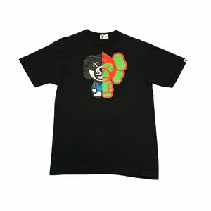 00s 初期 A BATHING APE BAPE エイプ milo KAWS 半袖 Tシャツ シングルステッチ ストリート