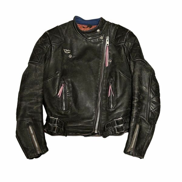 希少70s 青羽 Lewis Leathers ルイスレザー MONZA モンザ レザー ライダースジャケット ヴィンテージ