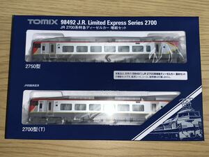 [ postage 230 jpy ~]TOMIX 98492 JR 2700 series Special sudden diesel car increase . set JR Shikoku unused goods 