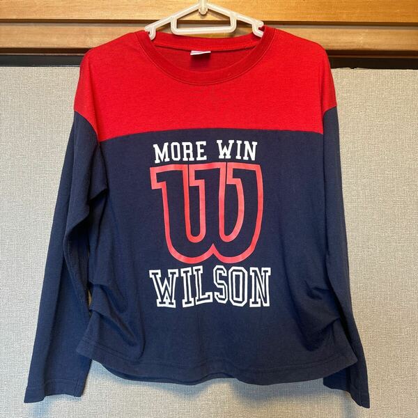 ＊Wilson＊ツートン長袖Tシャツ＊150＊