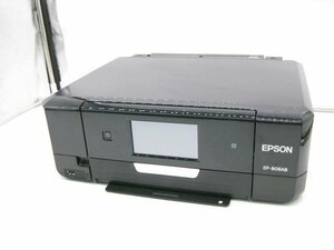 ◇EPSON/エプソン◇A4インクジェット複合機◇EP-808AB◇LAN・USB・無線LAN◇エラーメッセージ有◇2015年製◇ジャンク◇T0548