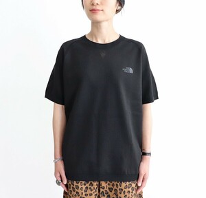 ♪THE NORTH FACE（ザ ノースフェイス）S/S Light Comfort Crew（半袖・サマーニット）/ブラック・WL♪