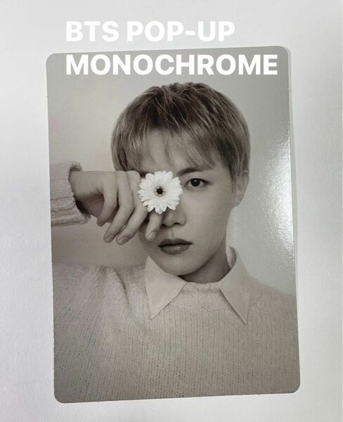 BTS POP-UP MONOCHROME ミニフォトカード　２枚　　J-hope ①② ホソク　ホビ　