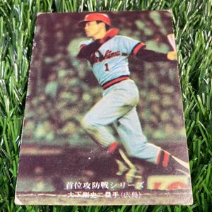 レア 1975年 広島 大下 No.887 カルビー プロ野球カード 首位攻防戦シリーズ 広島東洋カープ版 地方限定版